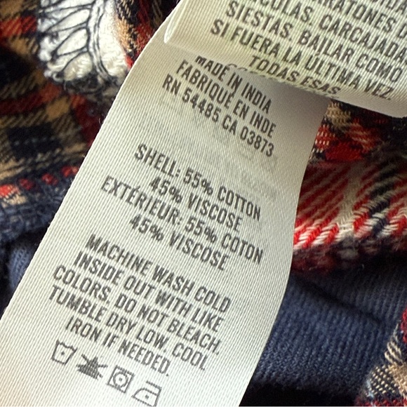 Aerie Patchwork Flannel Plaid Pajama Shorts Small Lounge Comfy Pockets - Picture 8 of 11